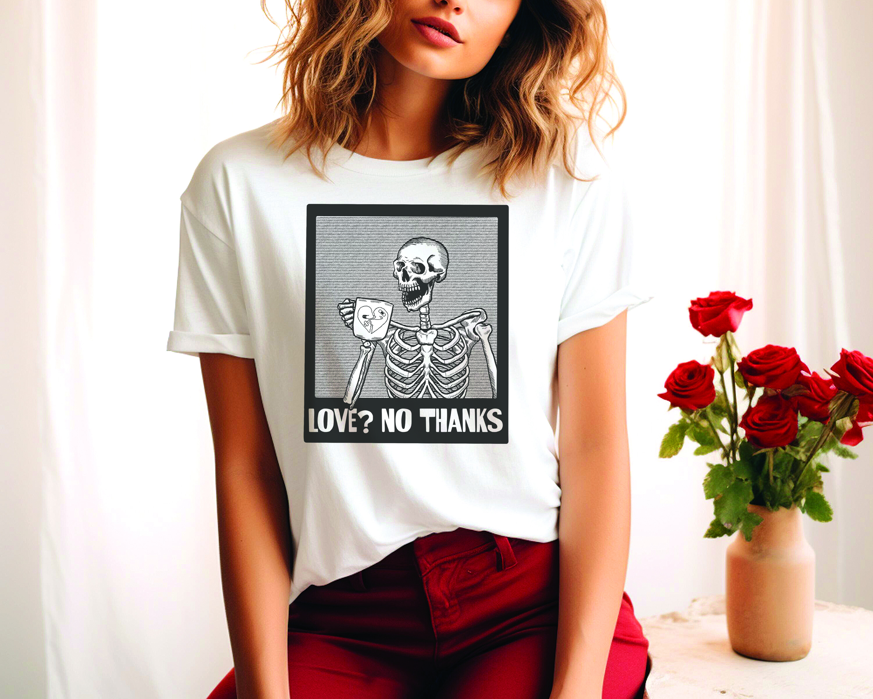 Love, No Thanks Anti Valentine's T-Shirt