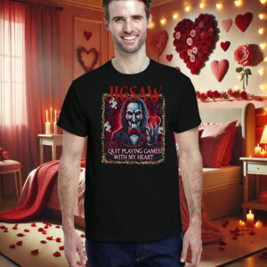 Quit Playing Games With My Heart Valentine's T-Shirt